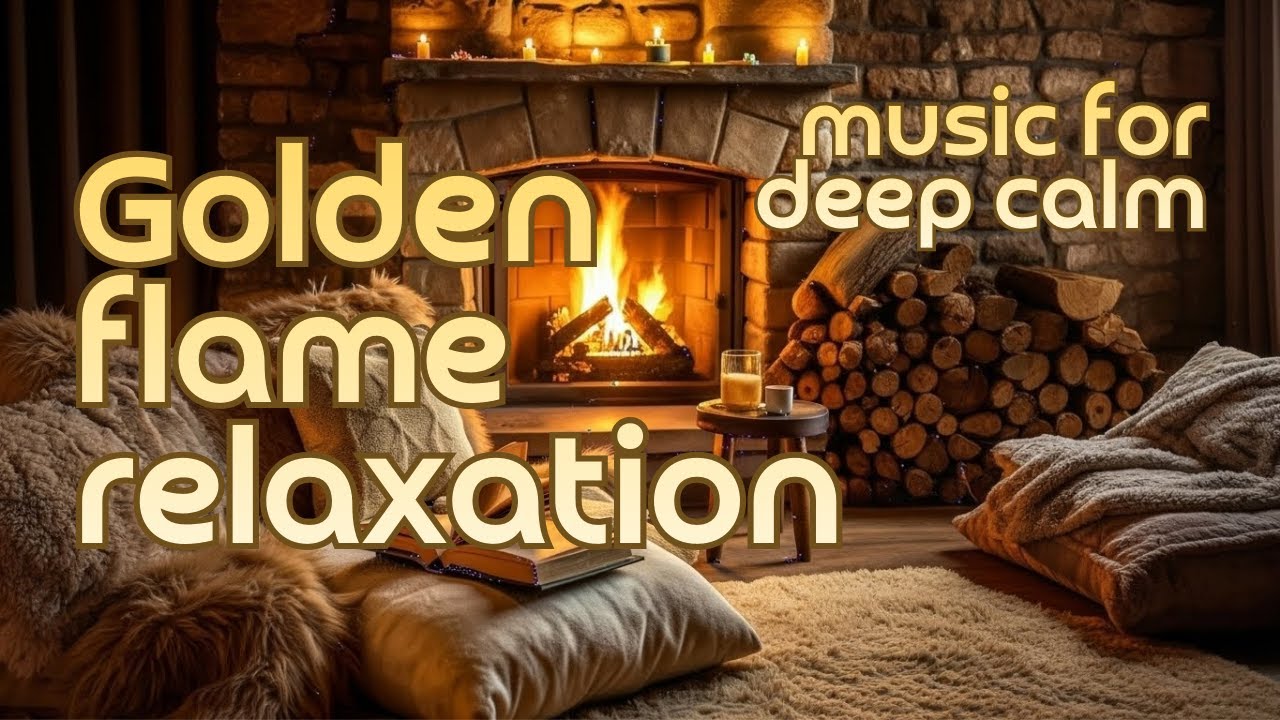 Live. Music for a winter mood.Cozy sounds of fire with music/Музыка для зимнего настроения.