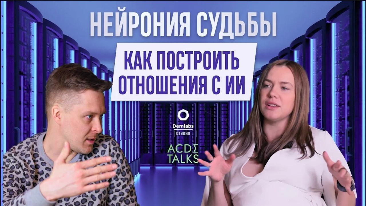 Нейрония Судьбы  как построить отношения с ИИ   Интервью с Алёной Мельниковой   ACDM Talks