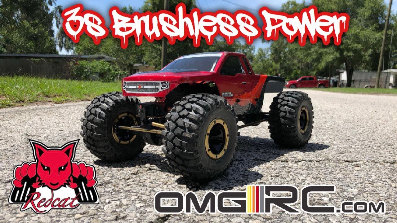 Installed Brushless setup & upgraded Gears  to 32 pitch Redcat Racing  Everest 10 OMGRC