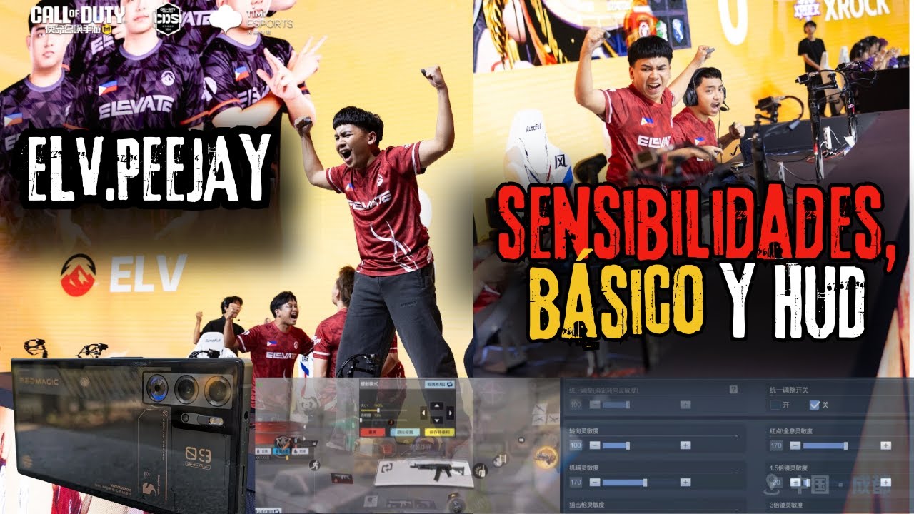 ELEVATE.PEEJAY - HUD, SENS & BÁSICO - CDSI / CHAMPS 2024 | COD MOBILE
