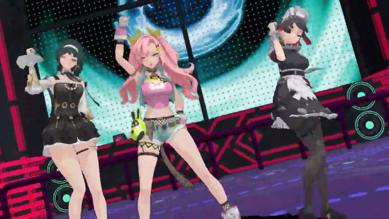 Nicolle , Ellen e Astra MMD