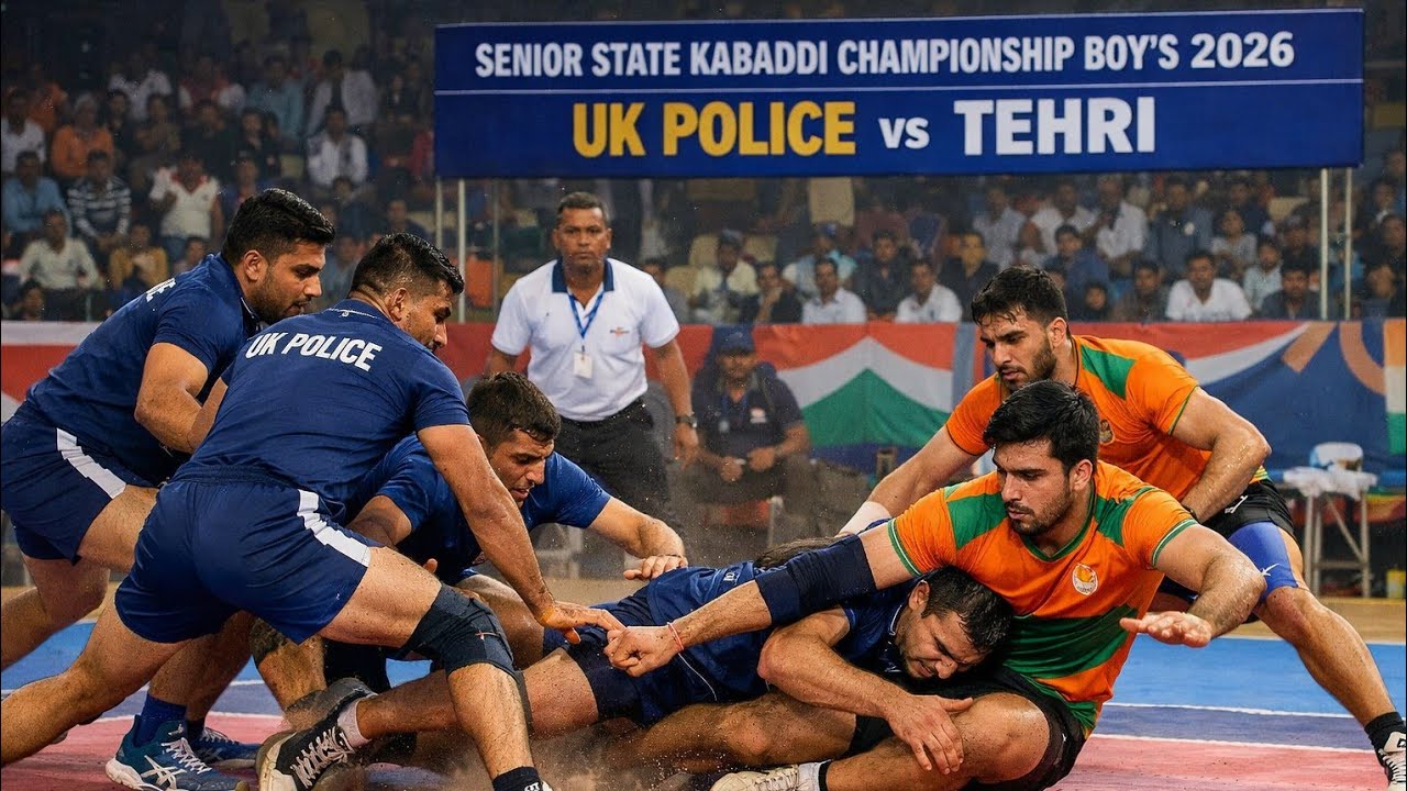 Uttarakhand police vs Tehri semifinal match senior state kabaddi championship 2026# kabaddilive 