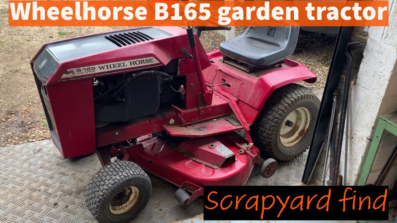 Tinkering with a scrapyard find Wheelhorse B-165 garden tractor