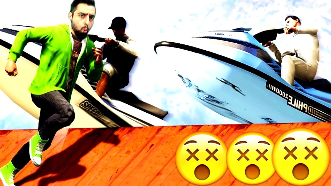 OHA JETSKI vs. KOŞUCULAR ! Gta 5 ( FurkanYamanHD , GereksizOda , Sesegel )
