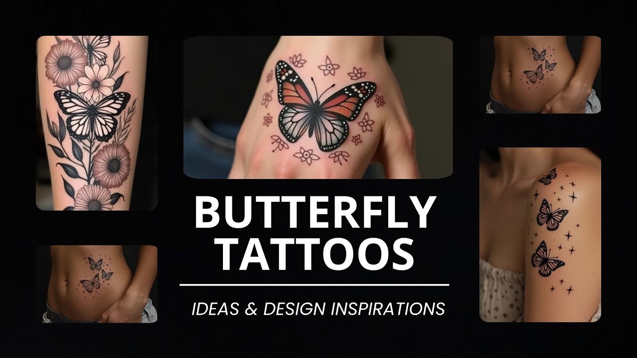 Butterfly Tattoos 🦋: Ideas and Design Inspiration