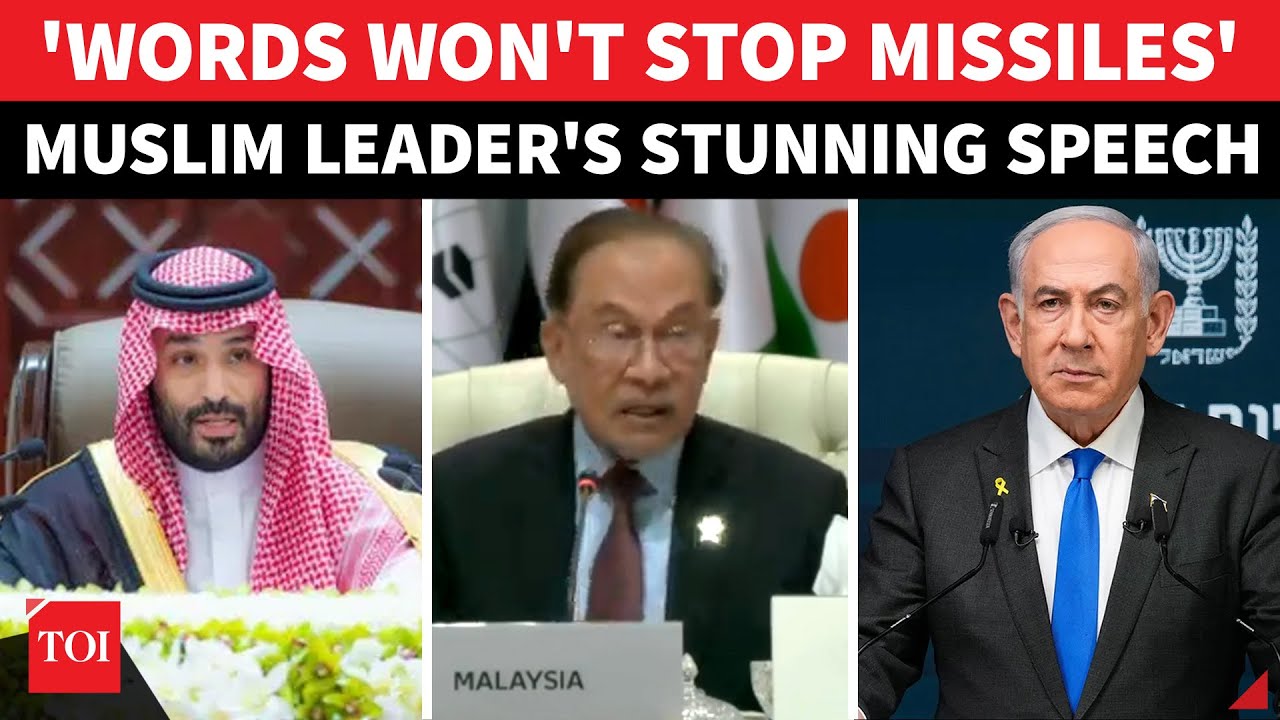 FULL EVENT: 'Punish Israel With Action, Not Words': Islamic Leader SHAKES Arabs At Qatar Summit