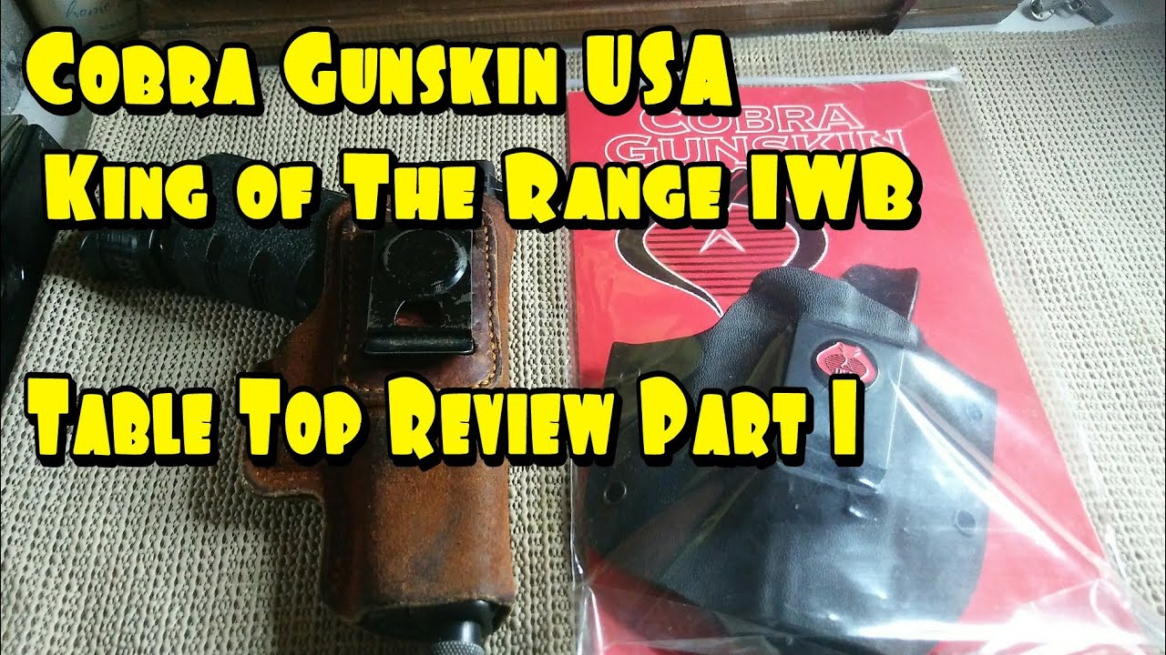 Concealed Carry Holster: Cobra Gunskin USA King of the Range IWB holster.