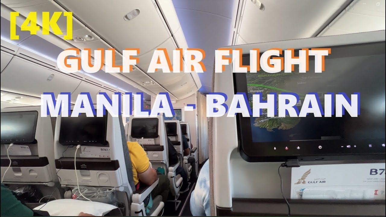 Travel ✈️ | Manila 🇵🇭 to Bahrain 🇧🇭 via Gulf Air in [4K]