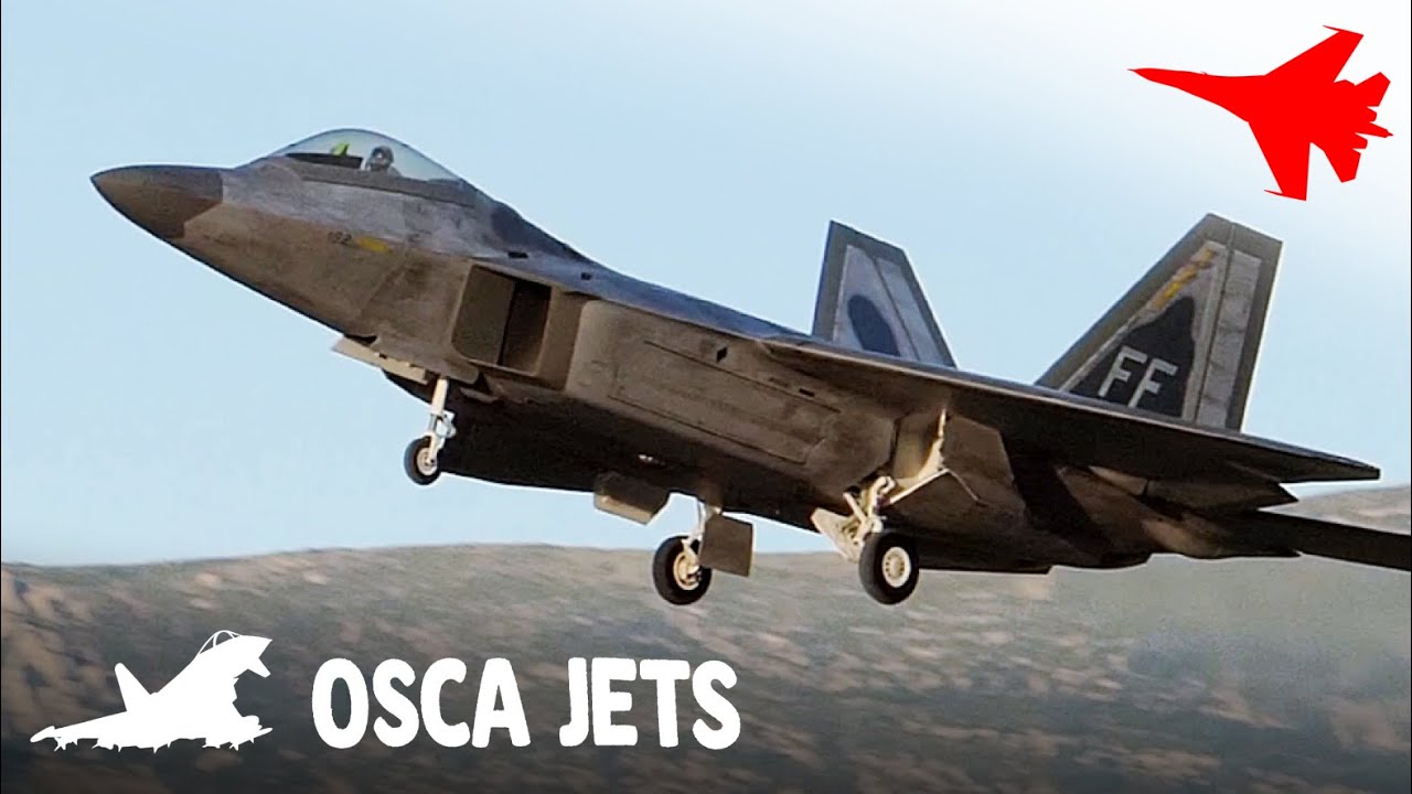MASTERFUL Flight Display With Giant F-22 RC Jet ✈️ T-One Model 1/7