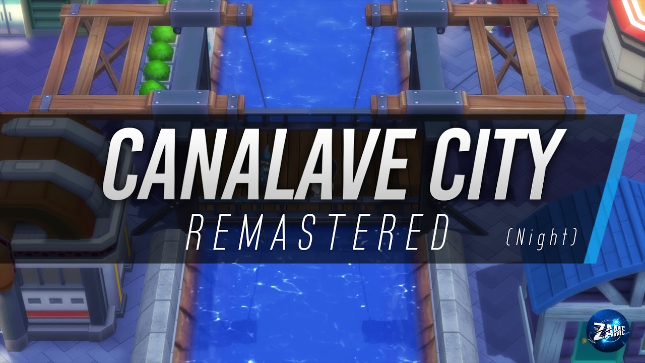 Canalave City (Night): Remaster ► Pokémon Diamond, Pearl & Platinum