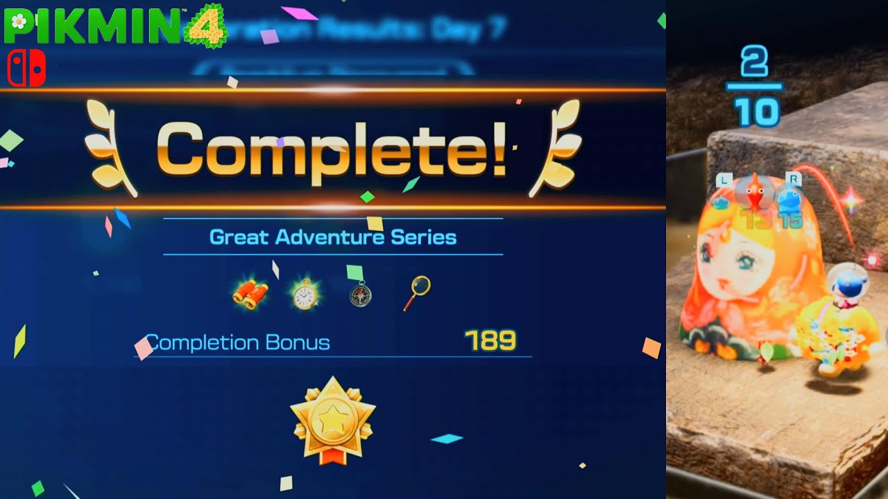 Pikmin 4 | How to Grab "Mama Doll Head" & Receive "Great Adventure" - Hectic Hollows "Cave