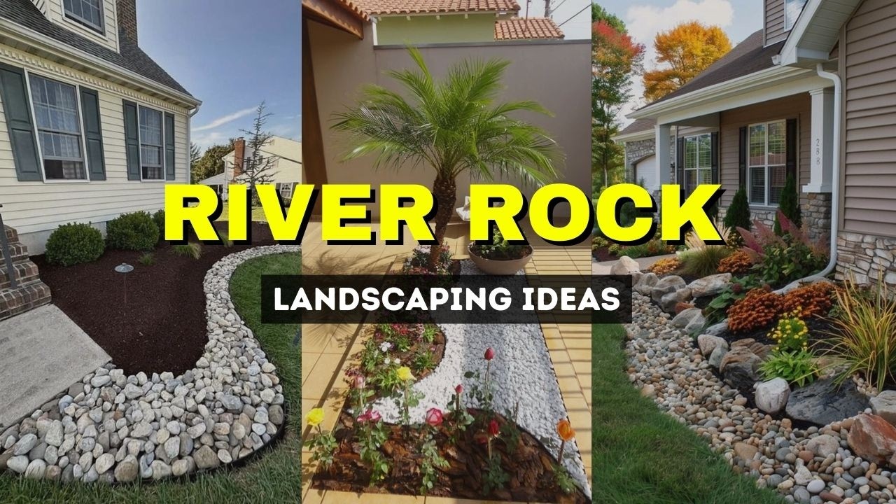 77+ Modern River Rock Landscaping Ideas for Front Yard & Backyard | 2026 Guide