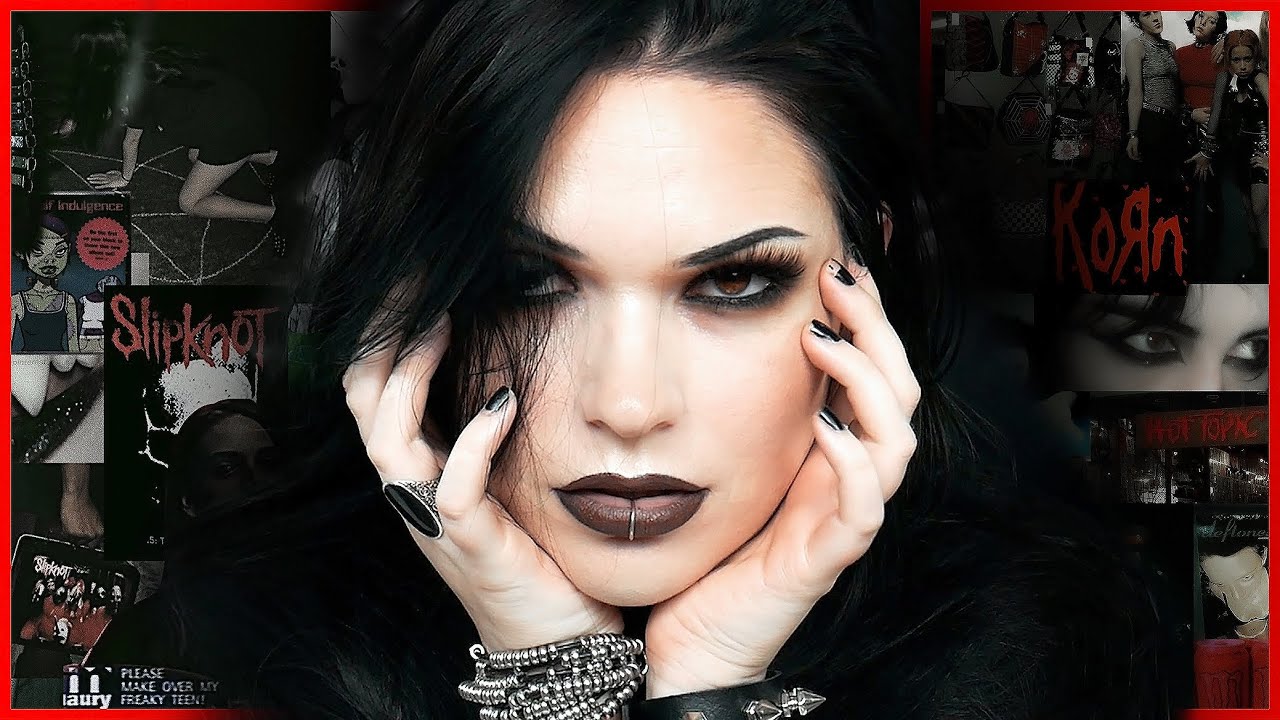 🧷 NU METAL / MALL GOTH MAKEUP 🧷 (how i wish i looked in 8th grade)