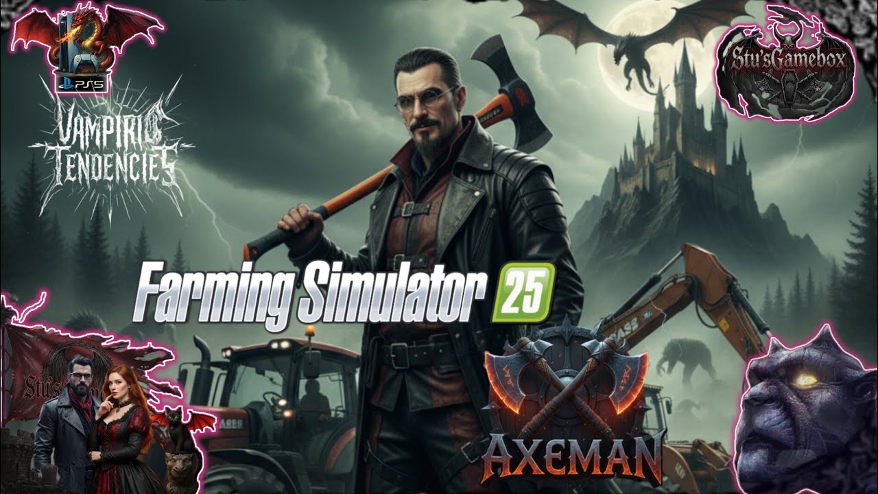 Carrot Picking Simulator. AxeMan Series EP #3. Farming Simulator 25 N Things. PS5 Tea & Talk #605