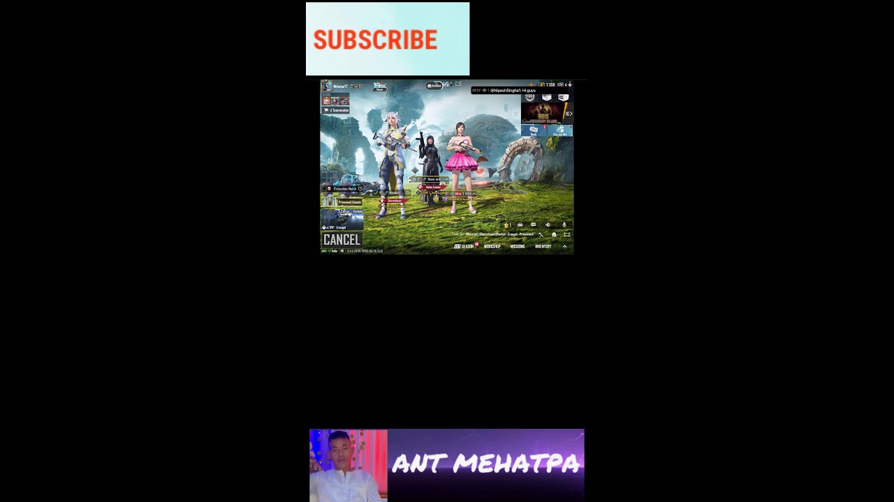 MEHATPA IS LIVE
I PAD M5  BGMI GAME PLAY