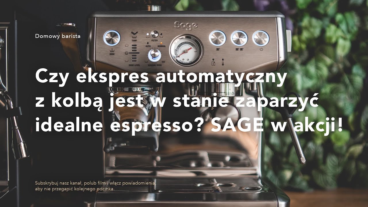 Jak zaparzyć IDEALNE espresso w ekspresie SAGE?