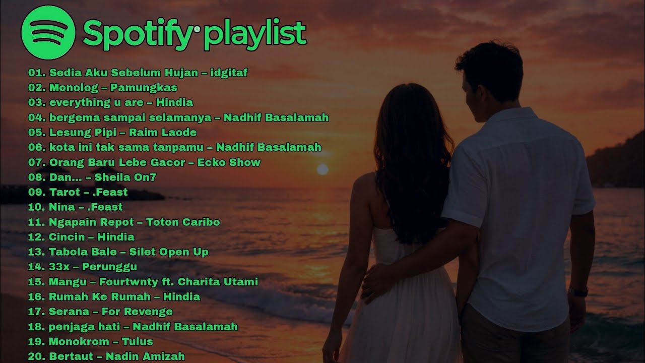 [TANPA IKLAN] TOP HITS SPOTIFY INDONESIA - lagu enak di dengar saat santai