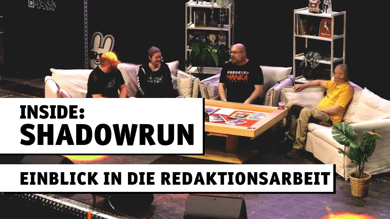 Indside: Shadowrun | Talk zur Redaktionsarbeit auf der RPV | Pegasus Spiele