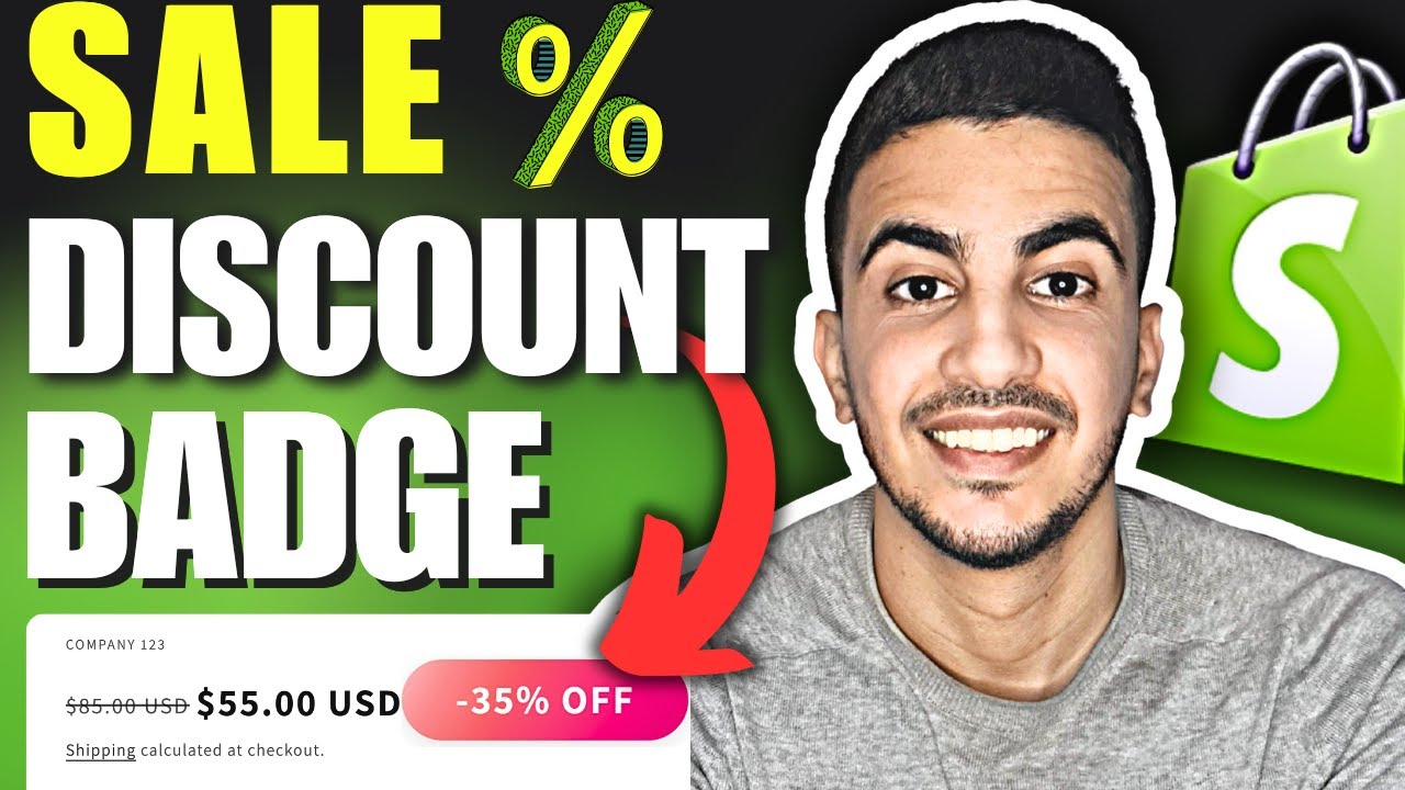 How To Show Discount/Sale Badge On Shopify (Percentage)