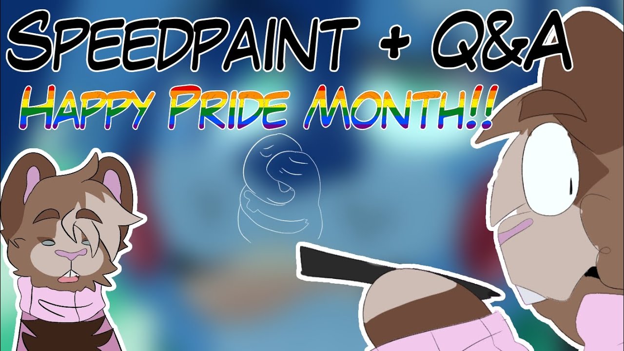 Happy Pride Month!! Speedpaint + Q&A🏳️‍🌈