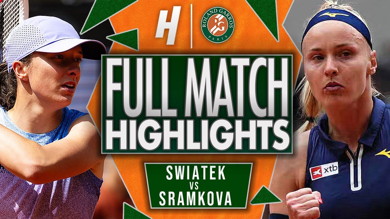 Iga Swiatek vs Rebecca Sramkova - FULL Match Highlights | Roland Garros 2025