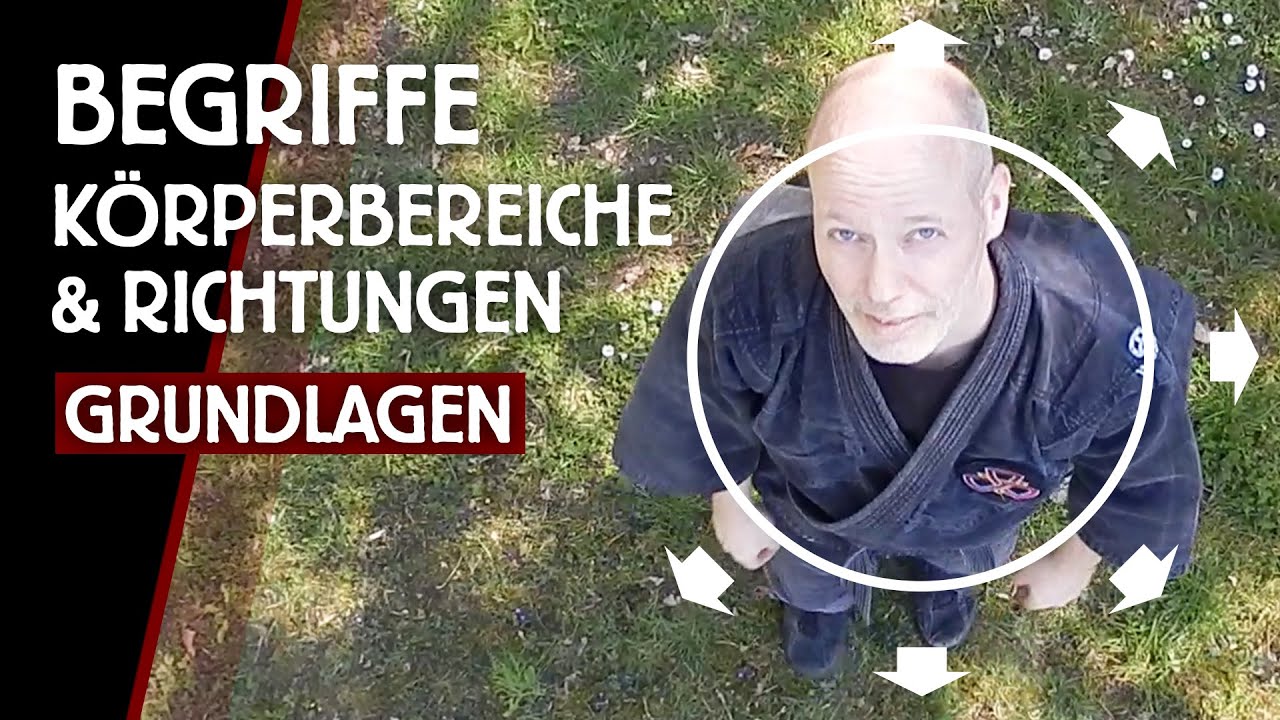 Japanische Begriffe für Körperbereiche und Richtungen in Kampfkunst - Ninjutsu lernen | BASICS