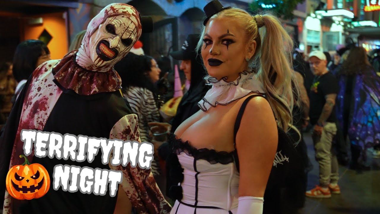 Fremont Street Nightclub & Bar district: Halloween late night