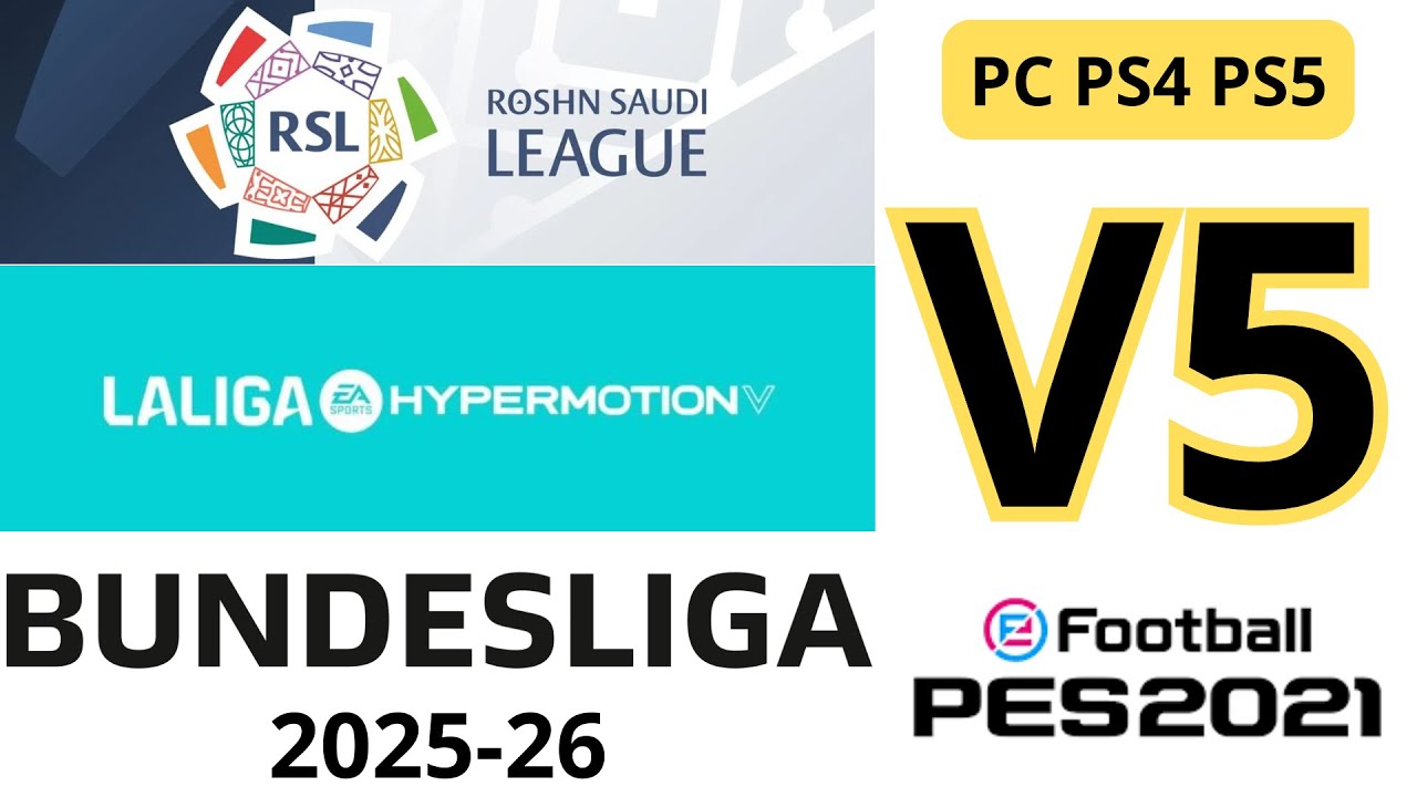 Option File 2026 | V5 | Completo + Ligas Actualizadas & Kits 2026 | PES2021 | PS5 | PS4 | PC