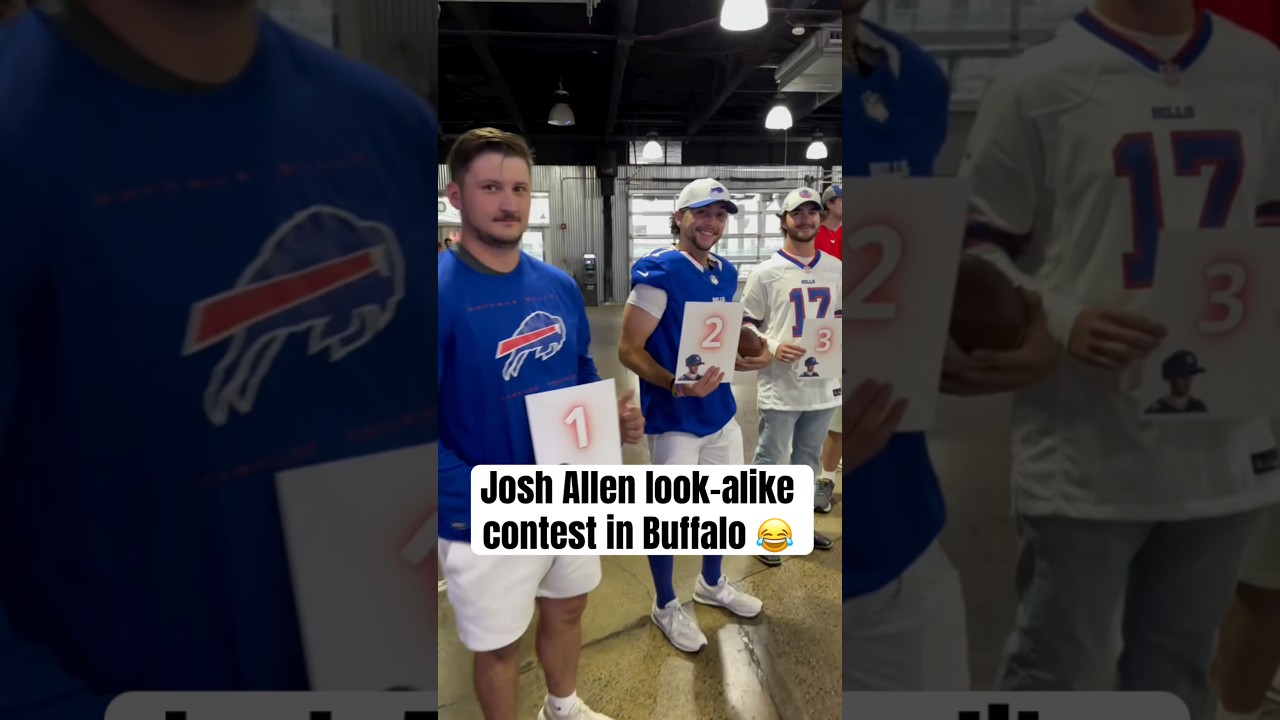 Which Josh Allen are you picking? 😅 (theluckywing/IG, buffalo.riverworks/IG)