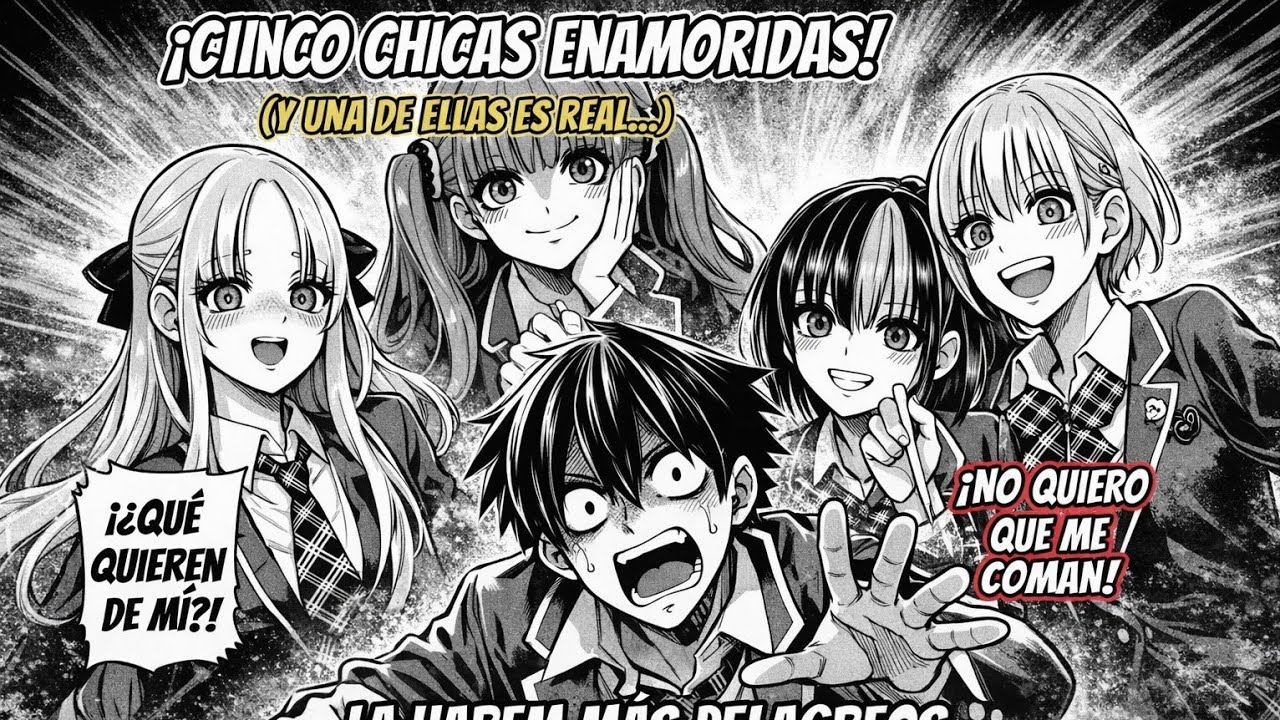 “5 CHICAS SE CONFESARON… PERO NO ERA AMOR 😨 | Resumen Manga