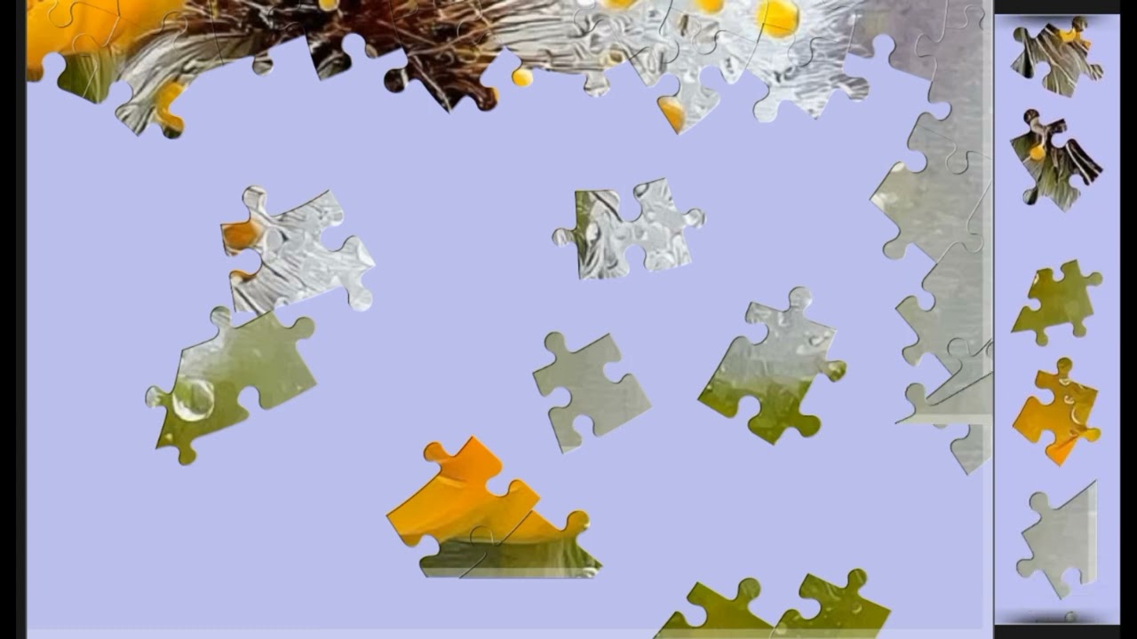 Dandelion Painting💐💐 jigsaw puzzle🧩🧩 || @funpuzzle1122 