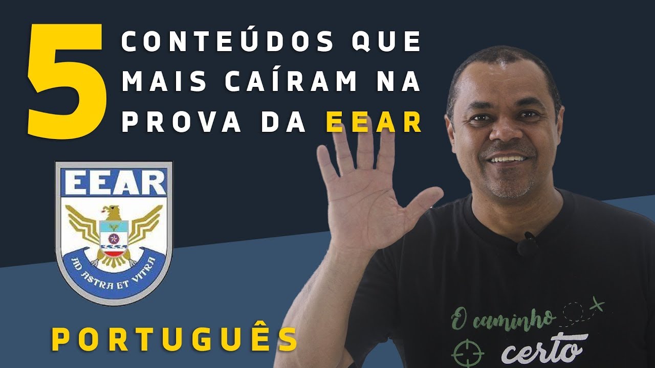 EEAR - 5 Conteúdos de PORTUGUÊS que mais caíram nos últimos anos