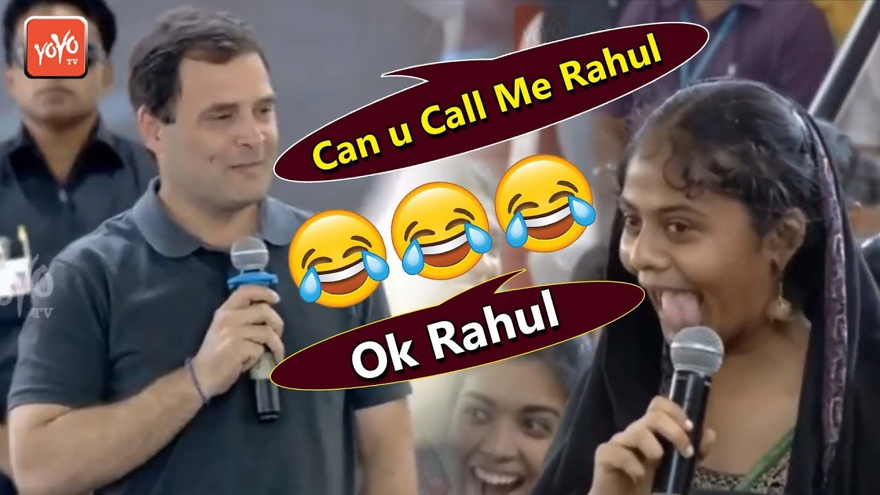 Rahul Gandhi Blushed And Asked ,Call Me Rahul Not Rahul Sir | Stella Mari College in Chennai |YOYOTV