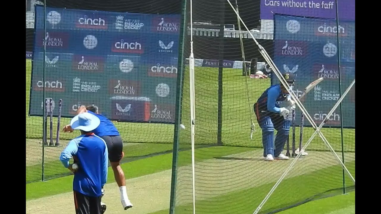 Ishan Kishan facing Shami, Shardul and Siraj at nets I India tour of England