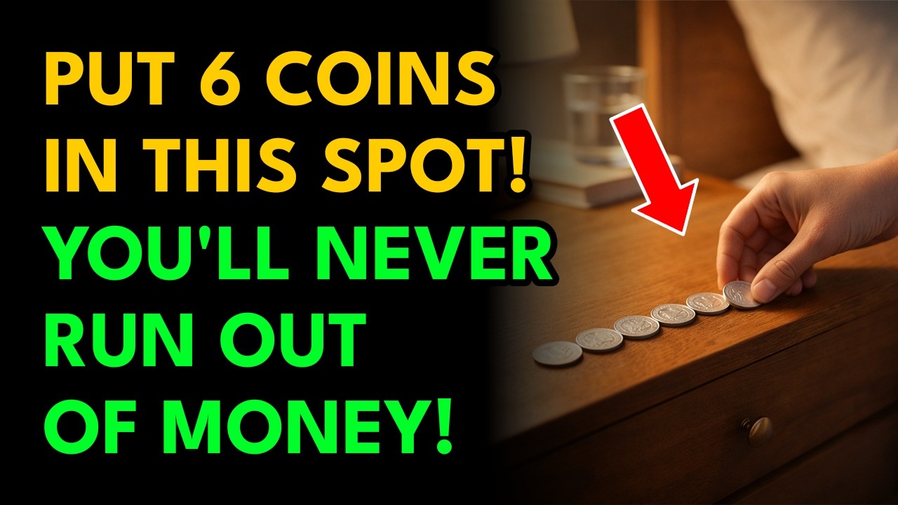 Place 6 Coins In Your Bedroom – Money Will Pile Up Day And Night And You’ll Never Run Out Of Money