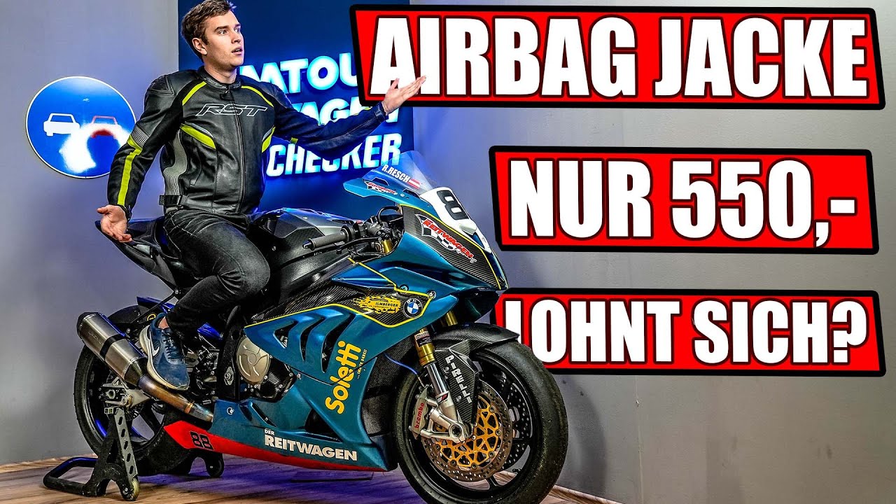 GÜNSTIGE MOTORRAD AIRBAG JACKE 550€ RST Sabre