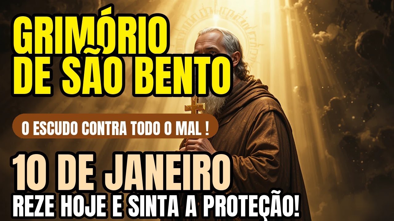 📿 ORAÇÃO DAS 12 PALAVRAS DO GRIMÓRIO DE SÃO BENTO PARA CAUSAS IMPOSSÍVEIS E MILAGRES FINANCEIROS