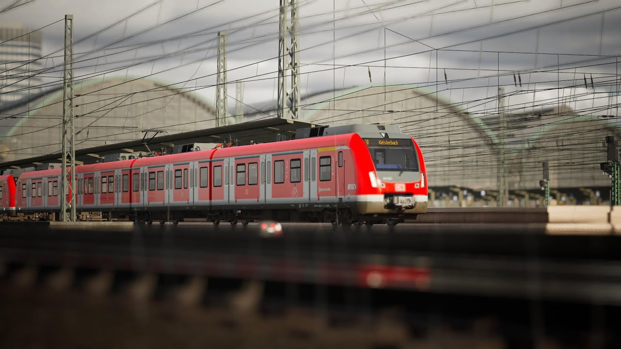 Train Cab Ride | Frankfurt Hbf – Kelsterbach | Light Rain | BR 430