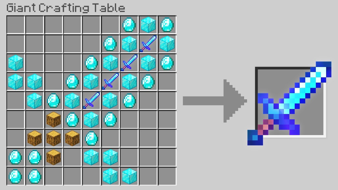Minecraft, But Crafting Is GIANT..
