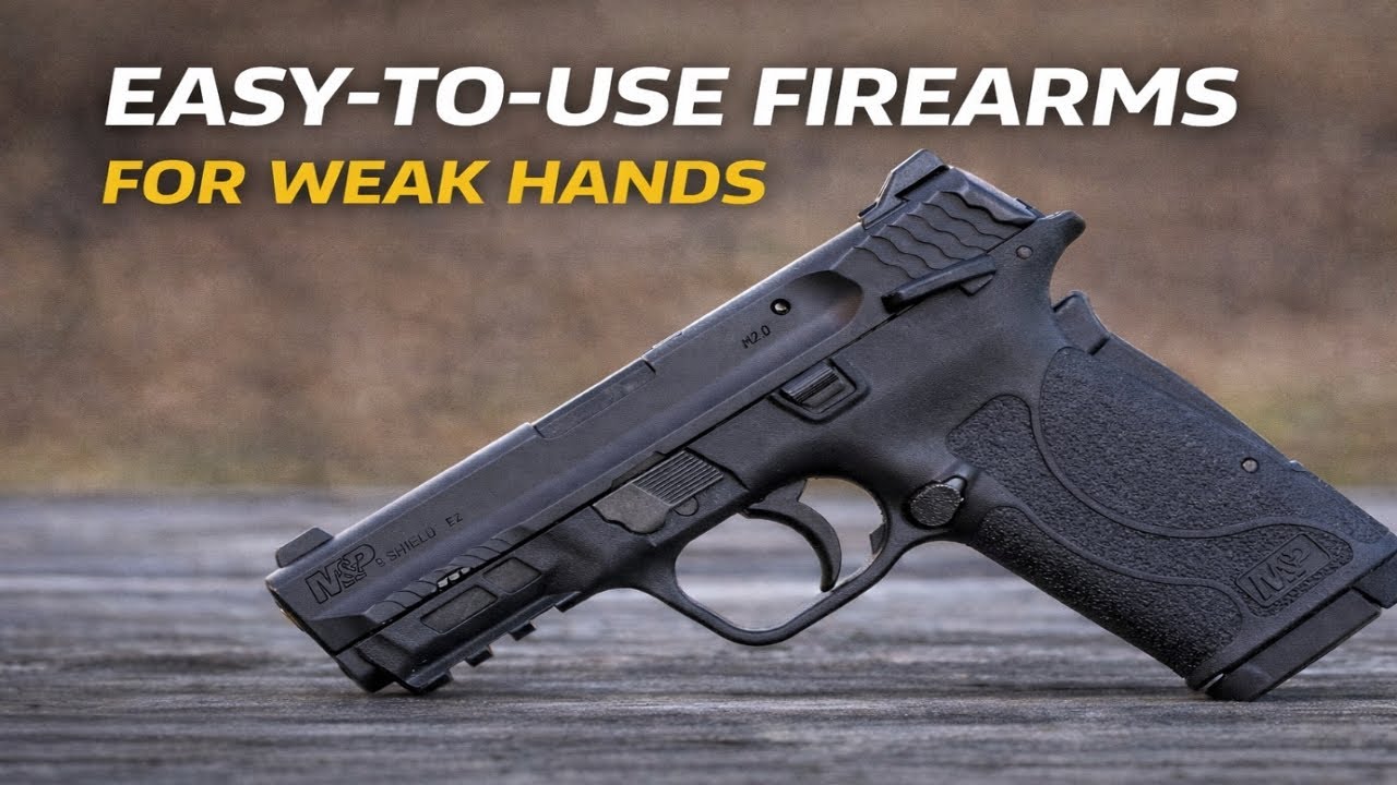 5 Firearms That Actually Work With Arthritic Hands
