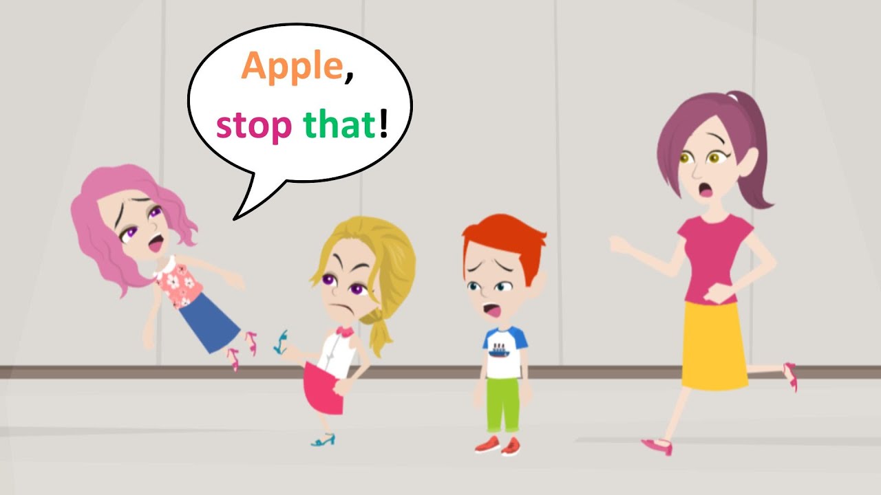 Apple finds a way to strike back Clara - Comedy Animation English Story - Lucas English