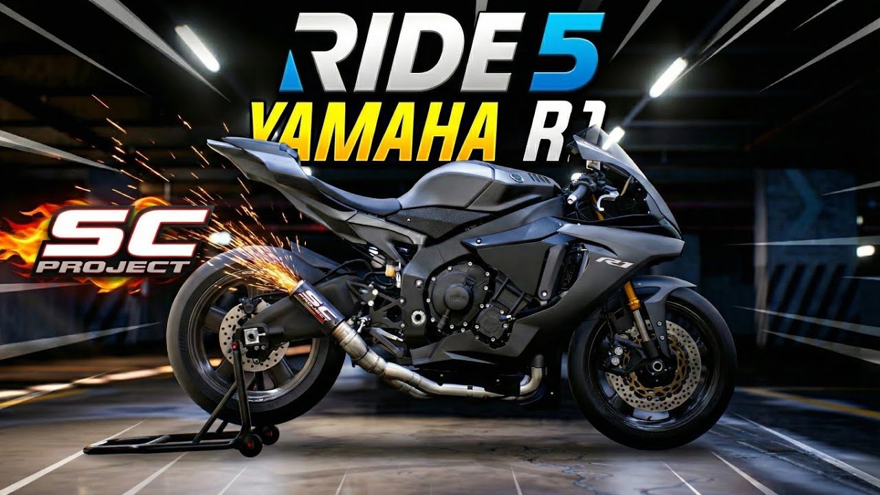 Ride 5 Yamaha R1 SC Project Exhaust