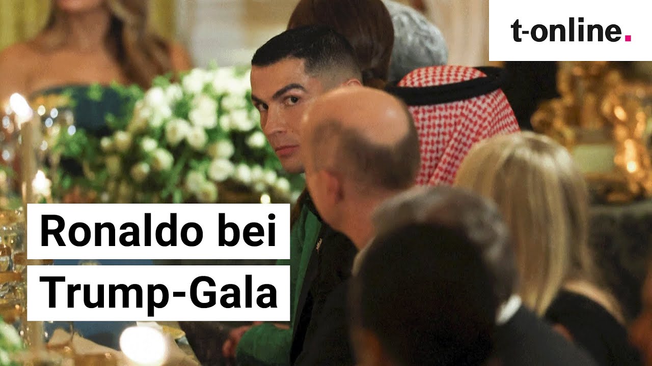 Cristiano Ronaldo trifft Donald Trump: Dinner im Weißen Haus im Video