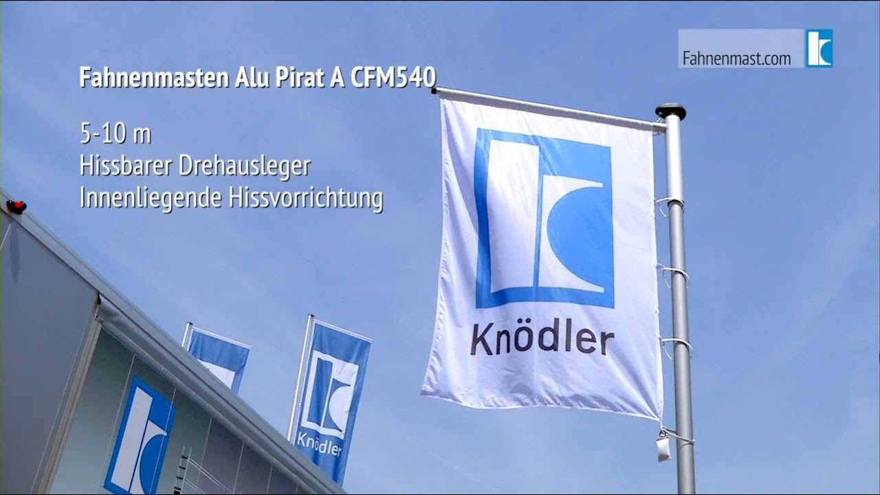 Fahnenmast mit Ausleger - Pirat A - Produktvorstellung