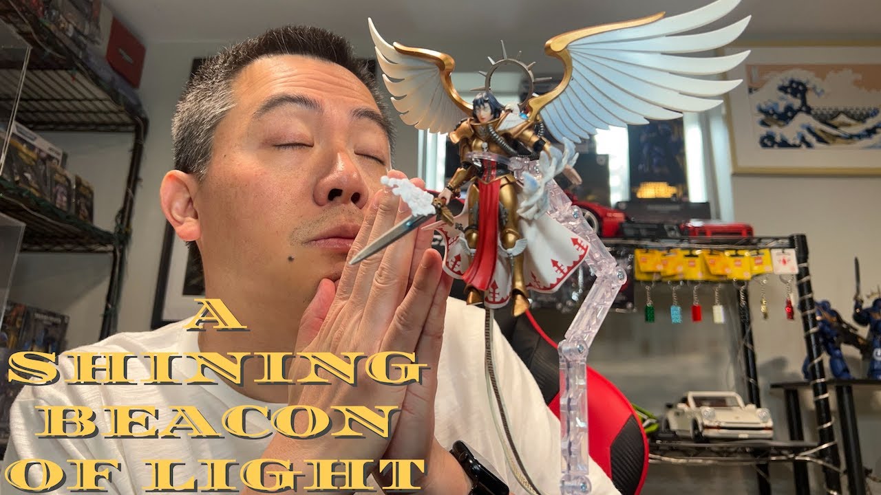 Unboxing & Review of JoyToy x Warhammer 40K Sisters of Battle Celestine the Living Saint