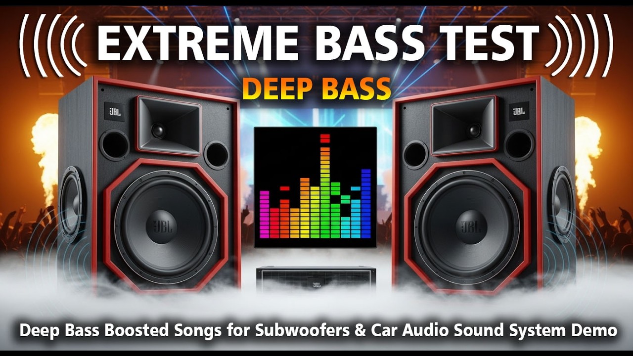 EXTREME BASS TEST 🔊 Deep Bass Boosted Songs for Subwoofers & Car Audio Sound System Demo