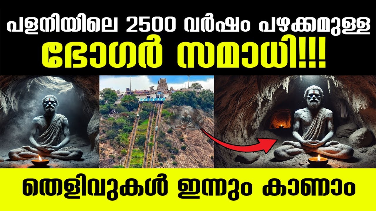 പളനി ക്ഷേത്രത്തില്&zwj; കണ്ടെത്തിയ സമാധി!! 2500 year old Bogar Siddhar Jeeva Samadhi in Palani Temple