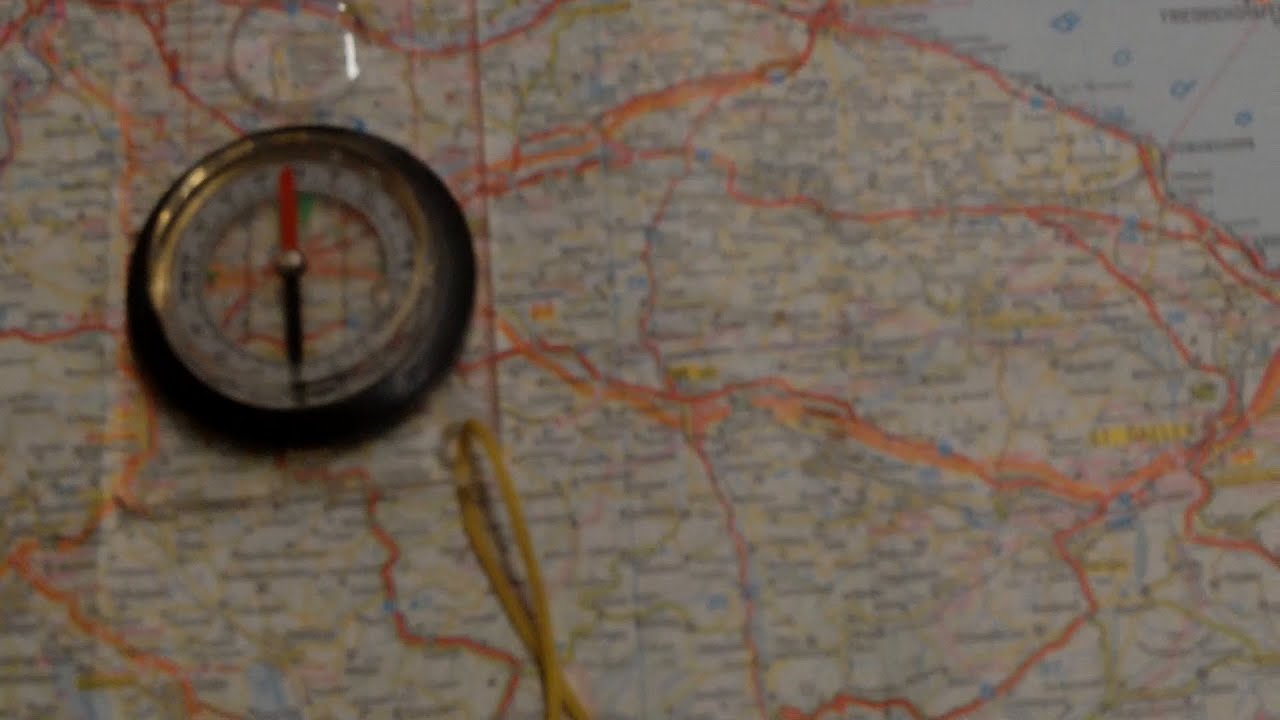Kompass Karte Einnorden in unter einer Minute Tipp des Tages 2.
