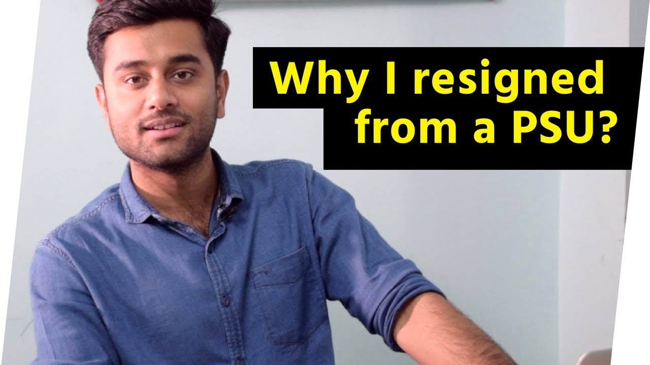 Why I resigned from Indian Oil Corporation?