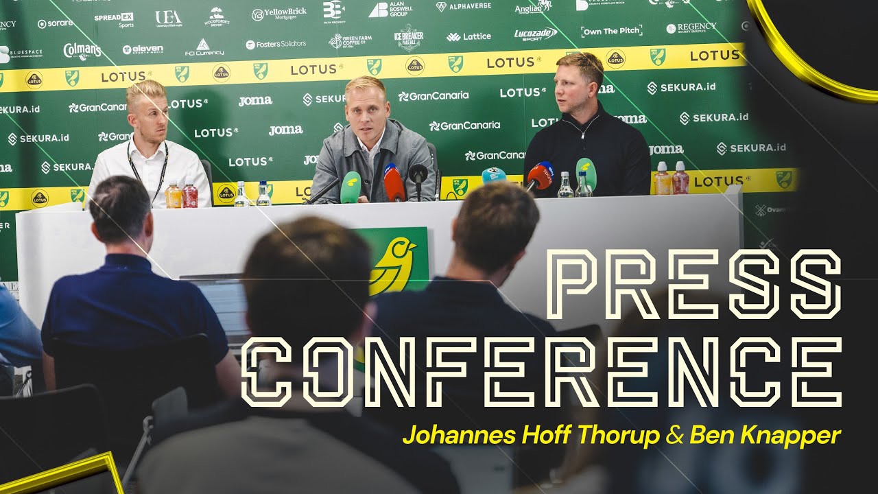 PRESS CONFERENCE | Johannes Hoff Thorup's first press conference as Norwich City head coach!